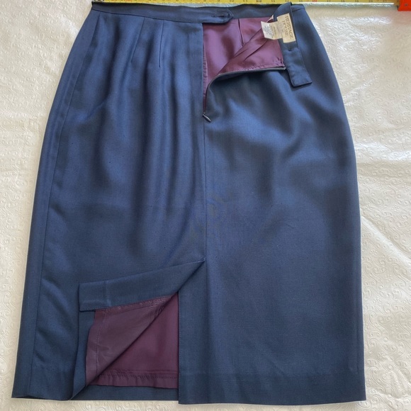 VINTAGE HERITAGE HOUSE 100%VISCOSE PENCIL-SKIRT Sz 12 - Picture 3 of 12